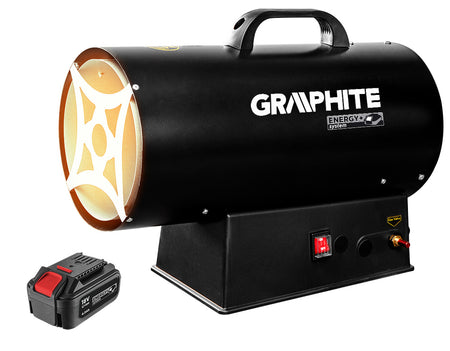 Plynový ohrievač 30kW, 18V batériová verzia, bez batérie od GRAPHITE nájdeš na naravis.sk