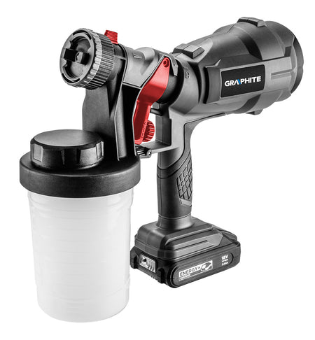 Striekacia pištoľ Energy+ 18V HVLP, Li-Ion, bez batérie od GRAPHITE nájdeš na naravis.sk