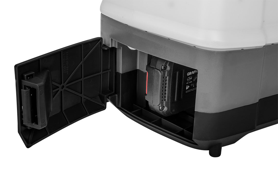 Energy + 18V, Li-lon akumulátorový postrekovač, 15L nádrž, bez akumulátora od GRAPHITE nájdeš na naravis.sk