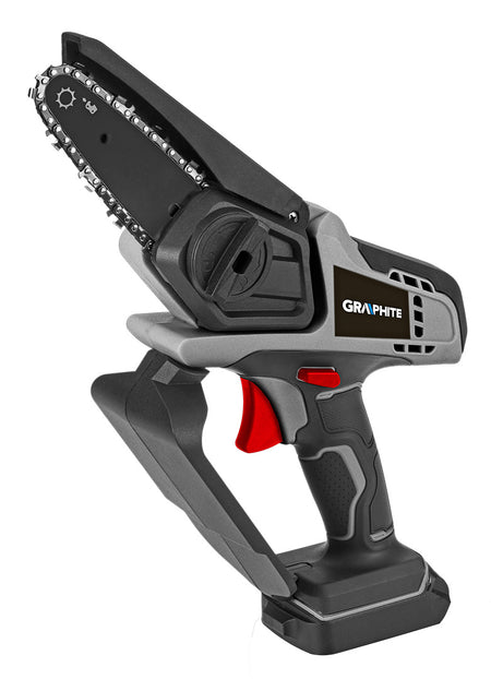 Akumulátorová mini reťazová píla Energy+ 18 V Li-lon, otáčky: 0-5400 ot/min od GRAPHITE nájdeš na naravis.sk