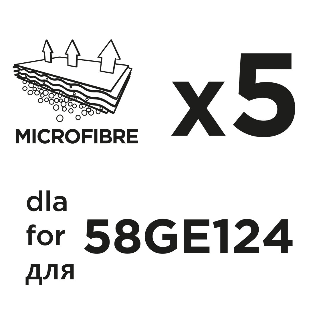 Vrecká do vysávača z mikrovlákna 58GE124 5 ks od GRAPHITE nájdeš na naravis.sk