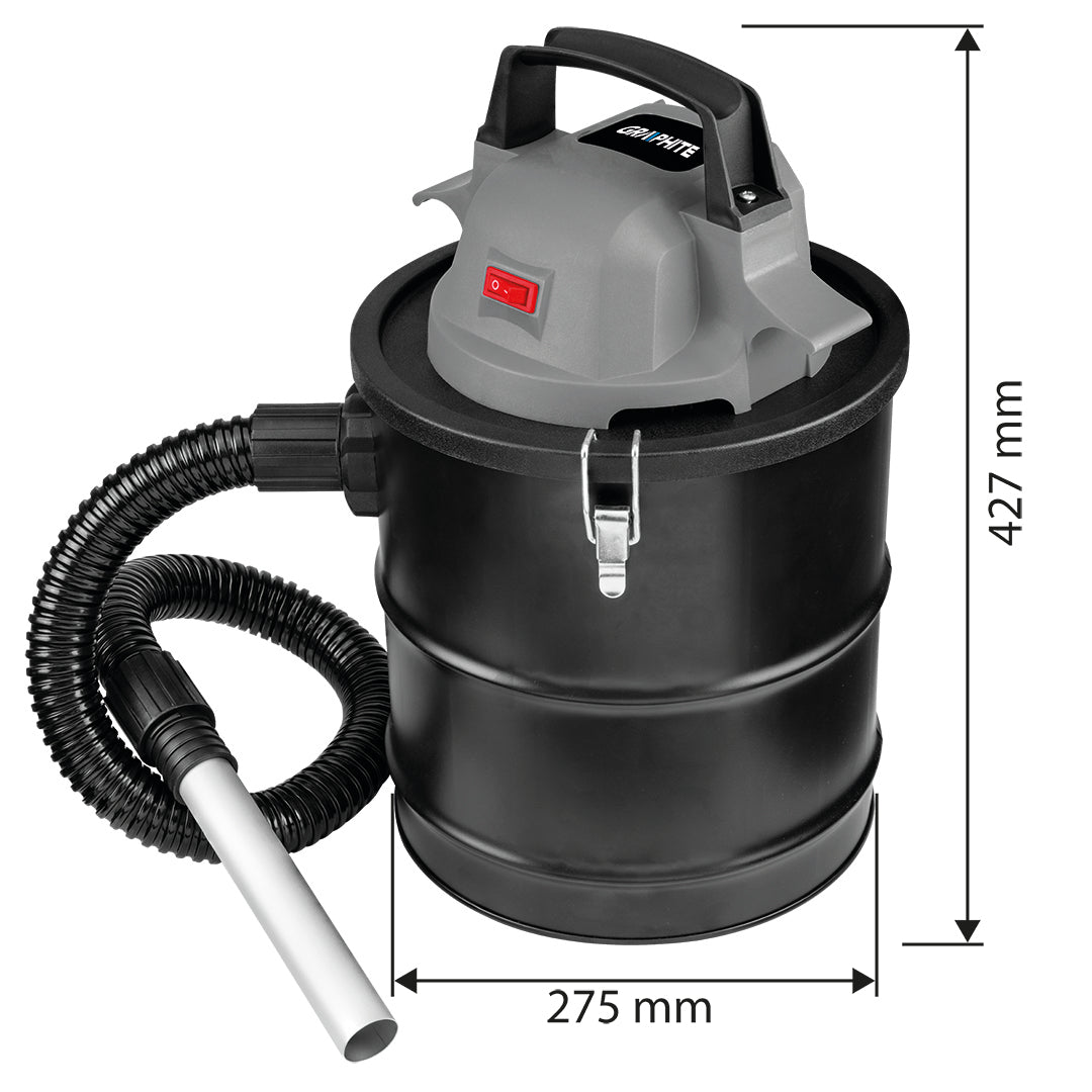 Odsávač popola Energy+ 18V Li-lon, 15l nádrž, bez batérie od GRAPHITE nájdeš na naravis.sk