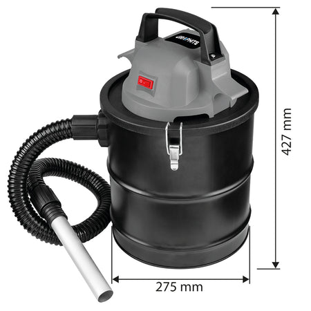 Odsávač popola Energy+ 18V Li-lon, 15l nádrž, bez batérie od GRAPHITE nájdeš na naravis.sk