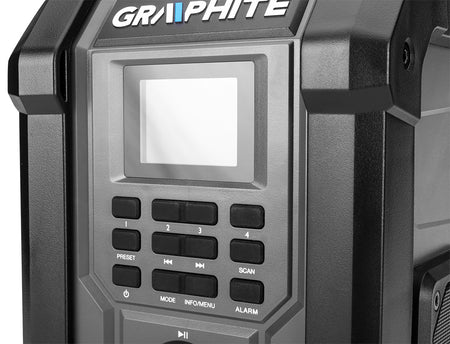 Energy+ 18V stavebné rádio bez akumulátora od GRAPHITE nájdeš na naravis.sk