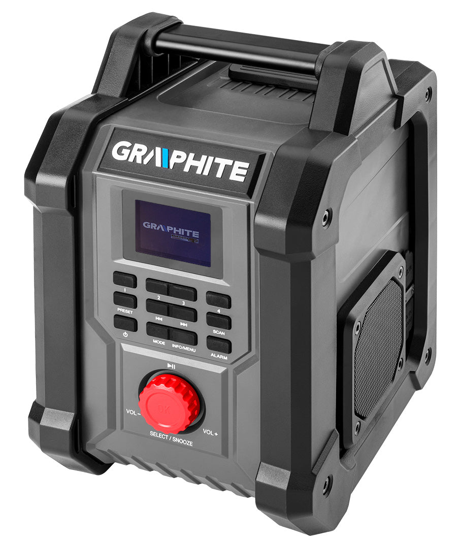 Energy+ 18V stavebné rádio bez akumulátora od GRAPHITE nájdeš na naravis.sk