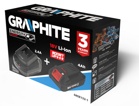 Súprava Energy+: 4Ah batéria BOOST UP s nabíjačkou od GRAPHITE nájdeš na naravis.sk