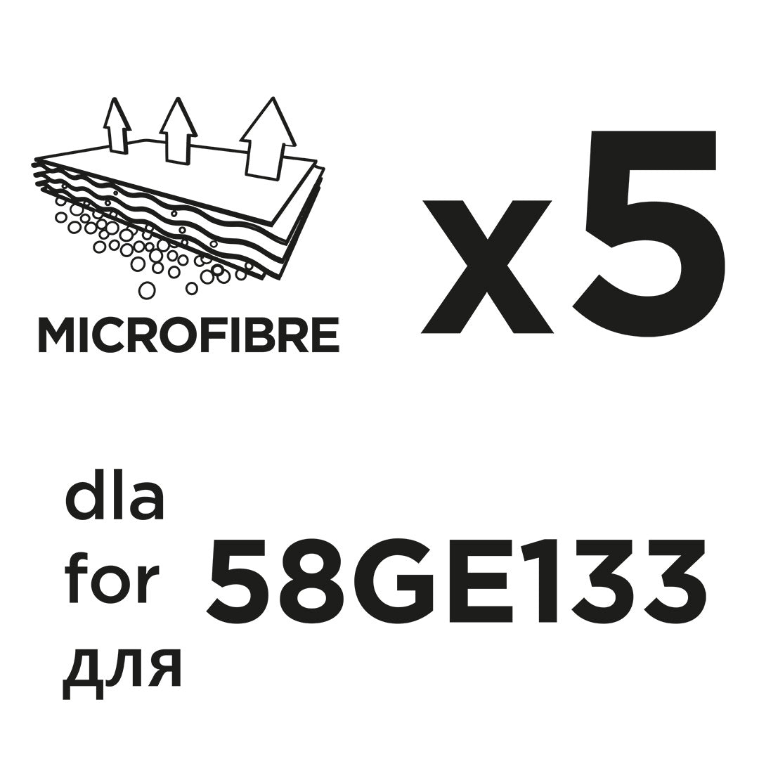 Vrecká do vysávača z mikrovlákna 58GE133 5 ks od GRAPHITE nájdeš na naravis.sk