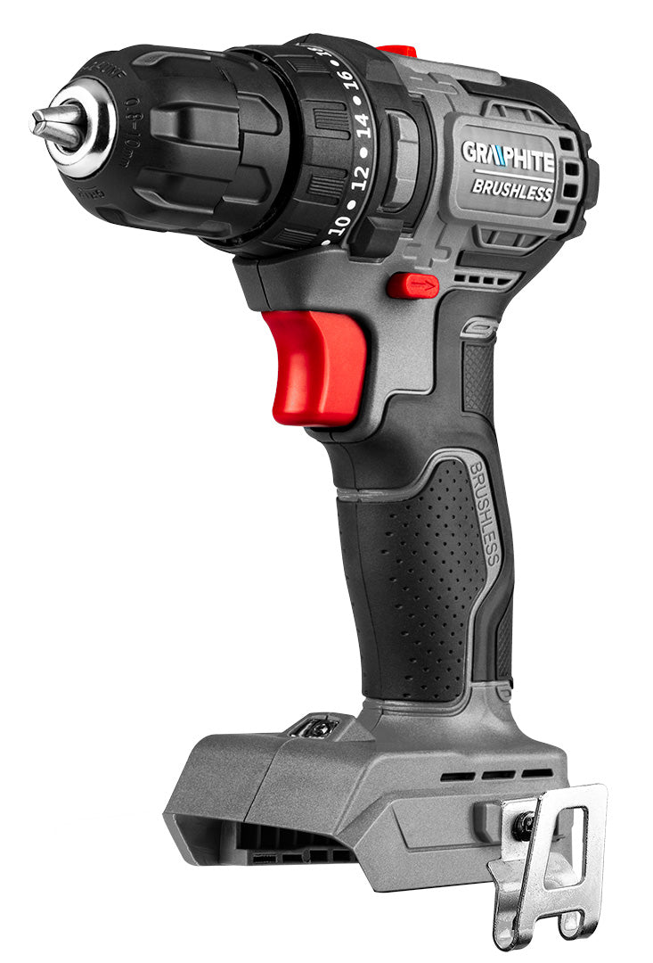 18V bezkartáčový vŕtací skrutkovač, 10mm skľučovadlo, kompaktný, Energy+, bez akumulátora od GRAPHITE nájdeš na naravis.sk
