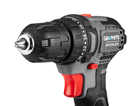 18V bezkartáčový vŕtací skrutkovač, 10mm skľučovadlo, kompaktný, Energy+, bez akumulátora od GRAPHITE nájdeš na naravis.sk