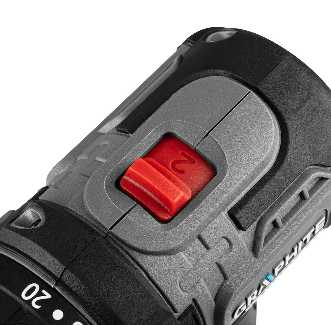 18V bezkartáčový vŕtací skrutkovač, 10mm skľučovadlo, kompaktný, Energy+, bez akumulátora od GRAPHITE nájdeš na naravis.sk