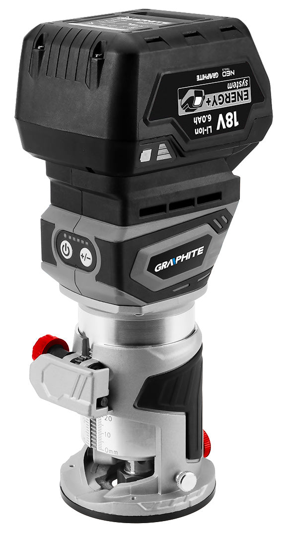18V akumulátorový bezkartáčový frézovač Energy+ od GRAPHITE nájdeš na naravis.sk