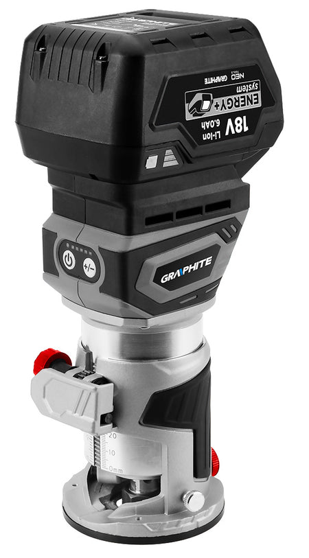 18V akumulátorový bezkartáčový frézovač Energy+ od GRAPHITE nájdeš na naravis.sk
