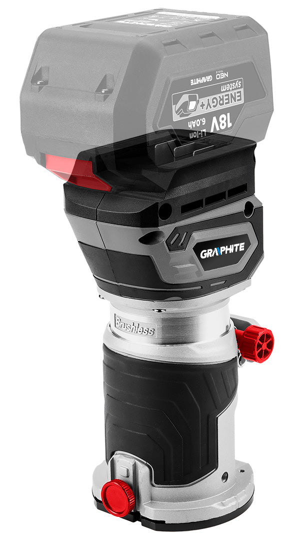 18V akumulátorový bezkartáčový frézovač Energy+ od GRAPHITE nájdeš na naravis.sk