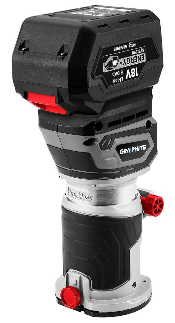 18V akumulátorový bezkartáčový frézovač Energy+ od GRAPHITE nájdeš na naravis.sk