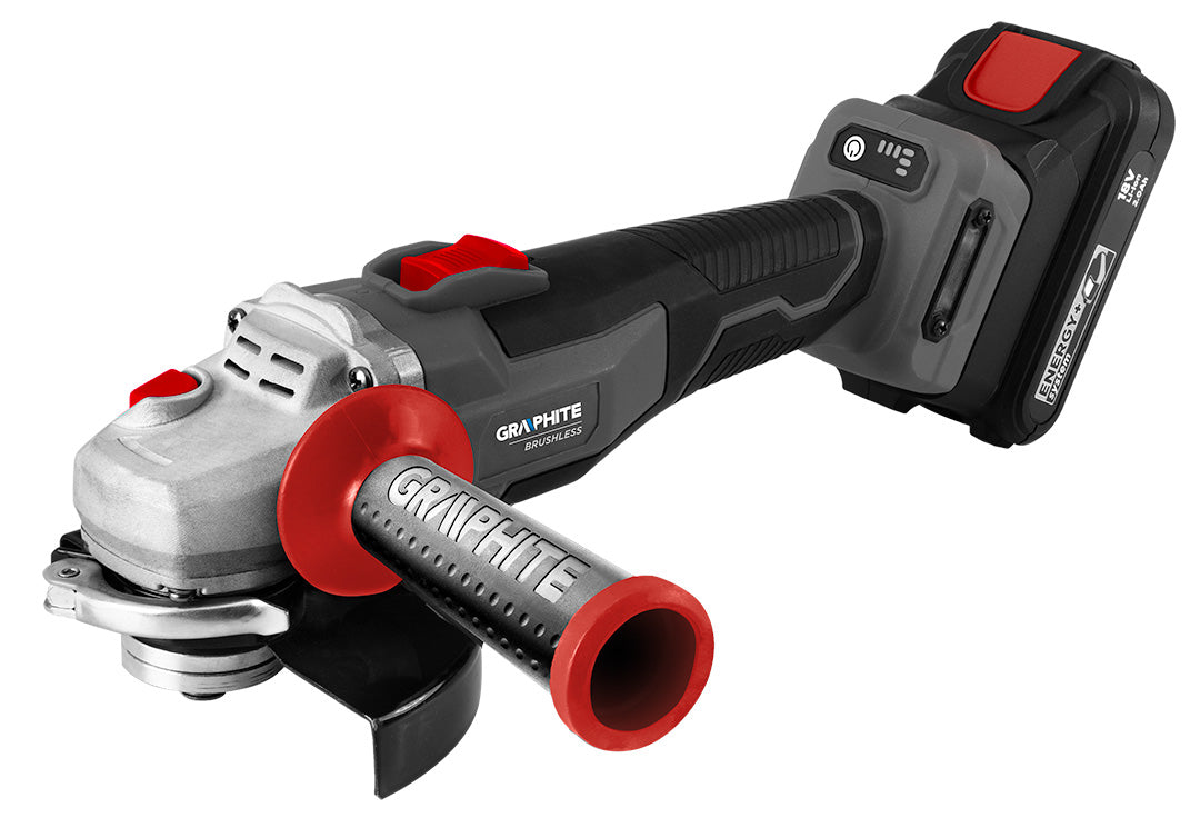 125mm bezkartáčová uhlová brúska Energy+ 0-9200/min-1, bez batérie od GRAPHITE nájdeš na naravis.sk