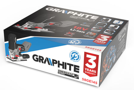 18V bezkartáčová priamočiara píla Energy+, bez akumulátora od GRAPHITE nájdeš na naravis.sk