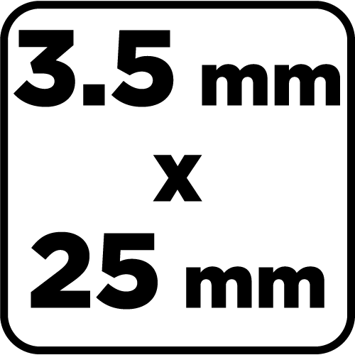 Skrutky do pásky 3,2x25 mm univerzálne, pre 58GE111-AD, 1000 kusov od GRAPHITE nájdeš na naravis.sk