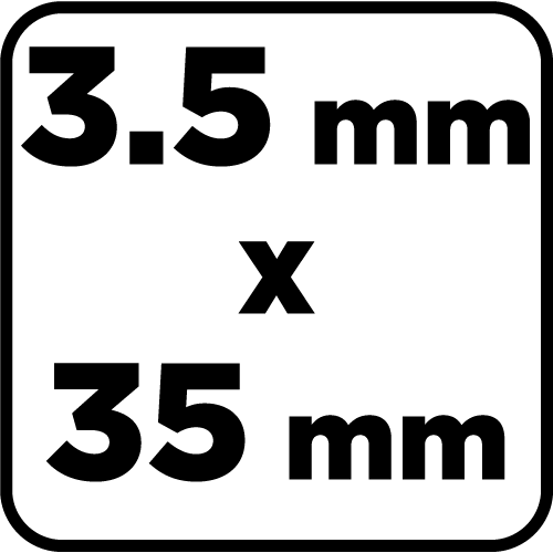 Skrutky do pásky 3,2x35 mm univerzálne, pre 58GE111-AD, 1000 kusov od GRAPHITE nájdeš na naravis.sk
