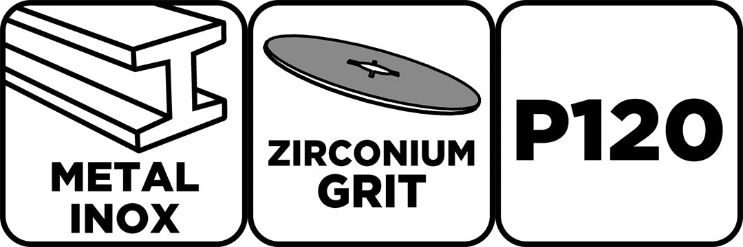Zirkónový lamelový kotúč 115 x 22,2 mm, P120 od GRAPHITE nájdeš na naravis.sk