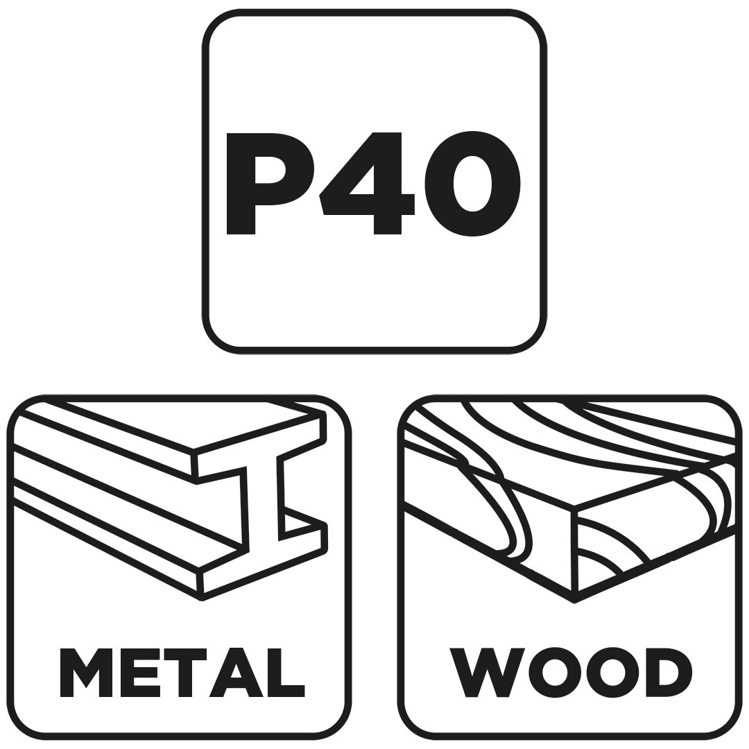 Klapkové koleso 125 x 22,2 mm, P40 od GRAPHITE nájdeš na naravis.sk