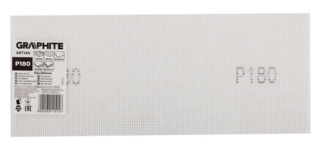 Brúsna mriežka biela 115 x 280 mm, P180 od GRAPHITE nájdeš na naravis.sk