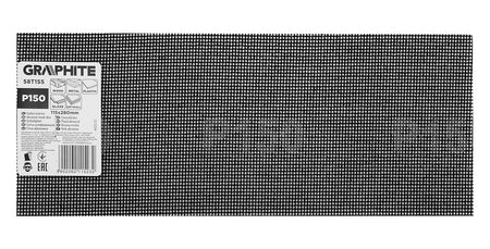 Brúsny list 115 x 280 mm, P150 od GRAPHITE nájdeš na naravis.sk