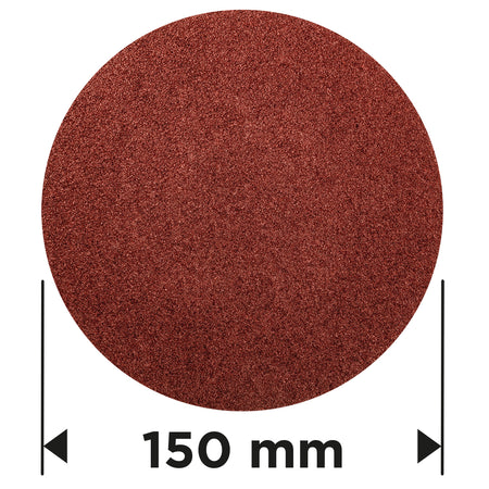 Brúsne kotúče so suchým zipsom 150 mm, P40, 5 ks, bez otvorov od GRAPHITE nájdeš na naravis.sk