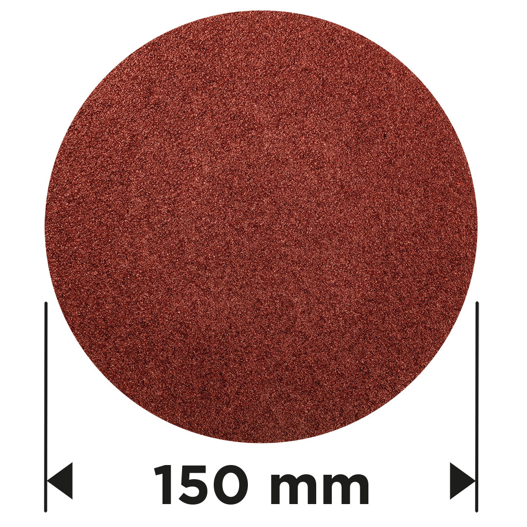 Brúsne kotúče so suchým zipsom 150 mm, P180, 5 ks, bez otvorov od GRAPHITE nájdeš na naravis.sk