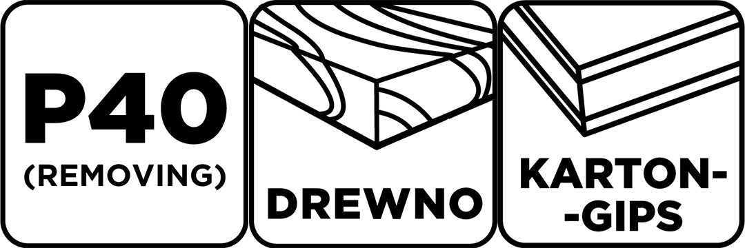 Brúsny papier žltý 230 x 280 mm, P40 od GRAPHITE nájdeš na naravis.sk