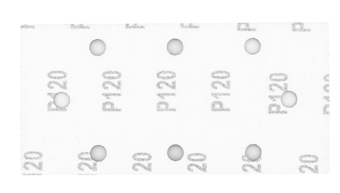 Brúsne listy so suchým zipsom 93 x 185 mm, P120, 5 ks, s 8 otvormi od GRAPHITE nájdeš na naravis.sk