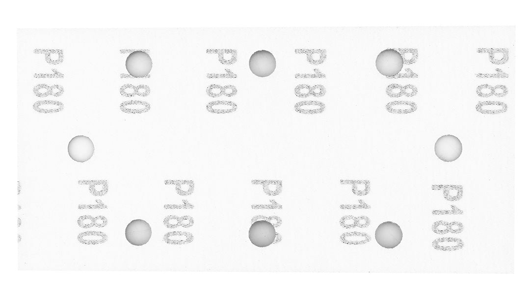 Brúsne listy so suchým zipsom 93 x 185 mm, P180, 5 ks, s 8 otvormi od GRAPHITE nájdeš na naravis.sk