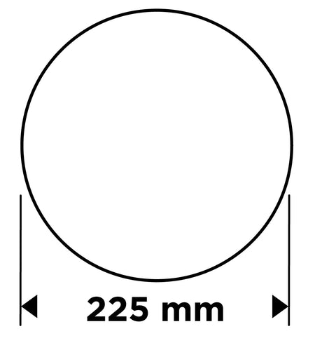 Brúsne kotúče, perforované, s otvormi na suchý zips 225 mm, P150, 5 ks. od GRAPHITE nájdeš na naravis.sk