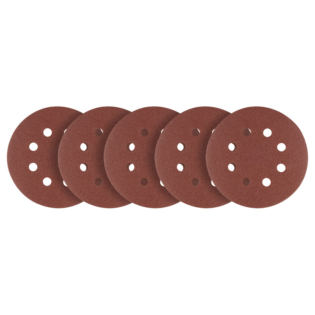 Brúsne kotúče s otvormi na suchý zips 125 mm, P40, 5 ks. od GRAPHITE nájdeš na naravis.sk