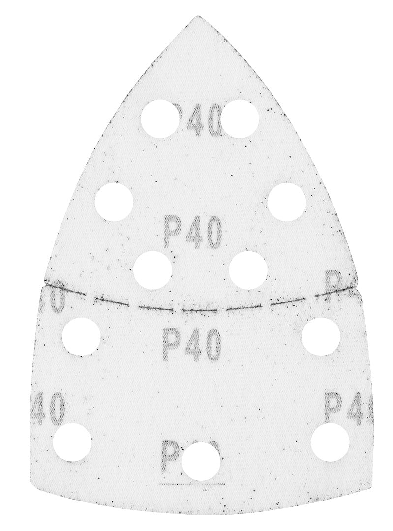 Brúsne listy so suchým zipsom, železo 102 x 152 mm, P40, 5 ks, s 11 otvormi od GRAPHITE nájdeš na naravis.sk