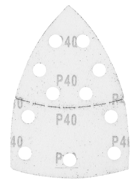 Brúsne listy so suchým zipsom, železo 102 x 152 mm, P40, 5 ks, s 11 otvormi od GRAPHITE nájdeš na naravis.sk