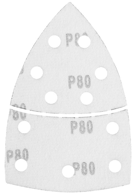 Brúsne listy so suchým zipsom, železo 102 x 152 mm, P80, 5 ks, s 11 otvormi od GRAPHITE nájdeš na naravis.sk
