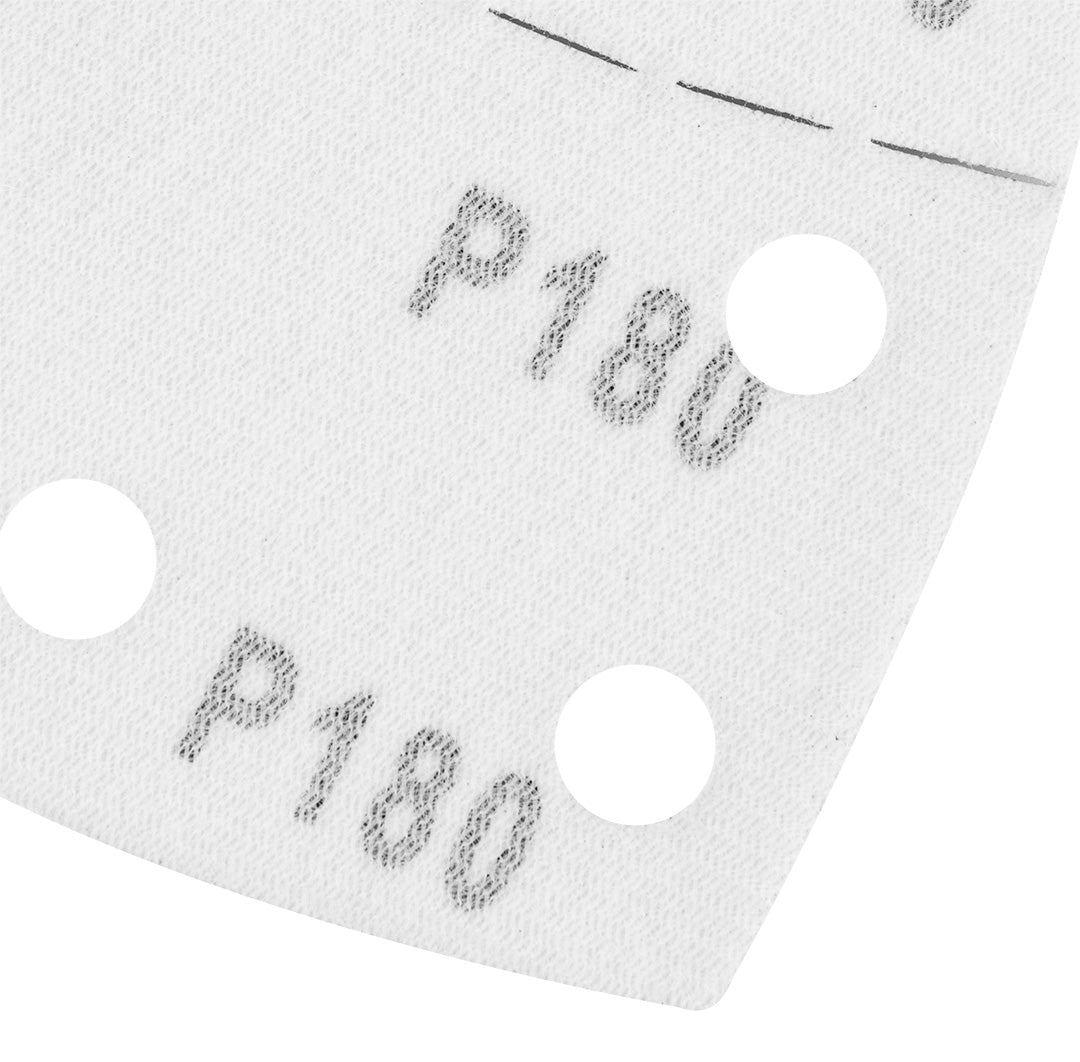 Brúsne listy na suchý zips, žehlička 102 x 152 mm, P180, 5 ks, s 11 otvormi od GRAPHITE nájdeš na naravis.sk