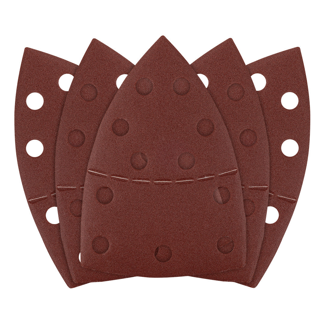 Brúsne listy na suchý zips, žehlička 102 x 152 mm, P180, 5 ks, s 11 otvormi od GRAPHITE nájdeš na naravis.sk
