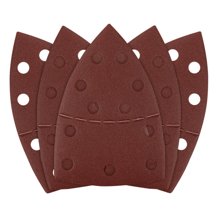 Brúsne listy na suchý zips, žehlička 102 x 152 mm, P180, 5 ks, s 11 otvormi od GRAPHITE nájdeš na naravis.sk
