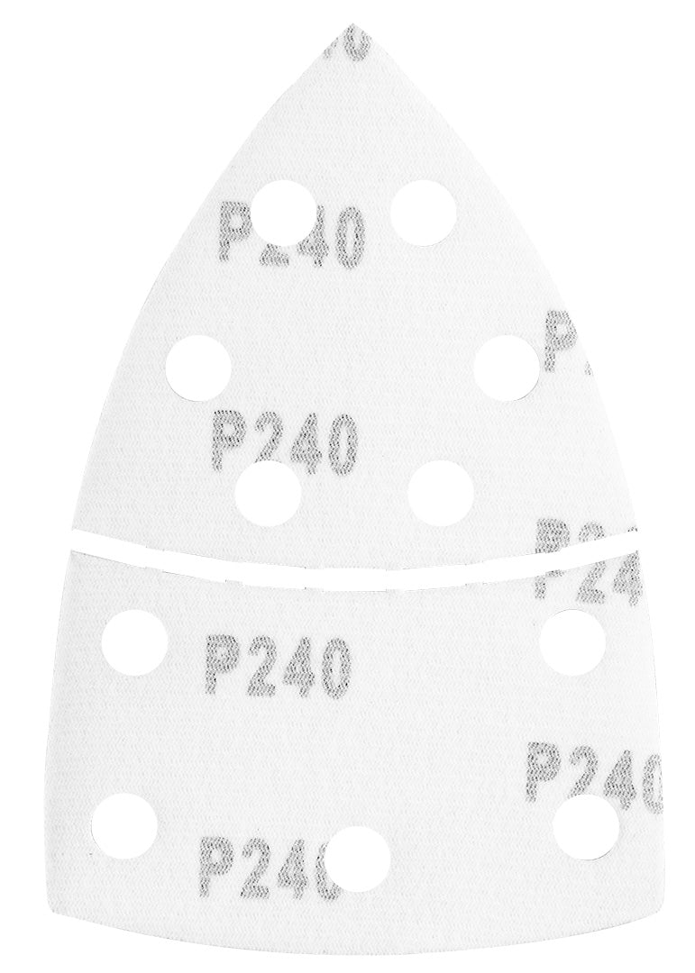 Brúsne listy na suchý zips, žehlička 102 x 152 mm, P240, 5 ks, s 11 otvormi od GRAPHITE nájdeš na naravis.sk