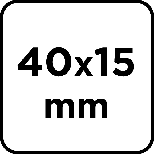 Klapkové koleso 40 x 15 x 6 mm, P40 od GRAPHITE nájdeš na naravis.sk