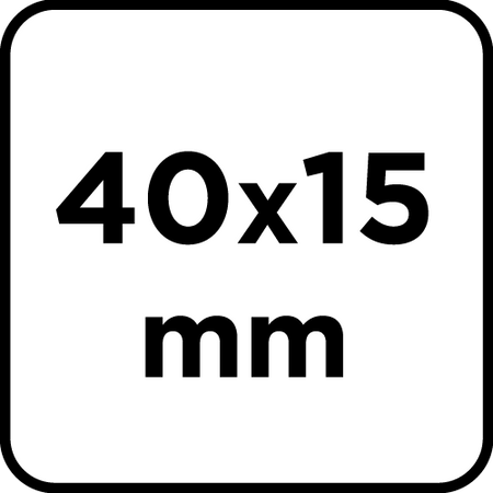 Klapkové koleso 40 x 15 x 6 mm, P40 od GRAPHITE nájdeš na naravis.sk