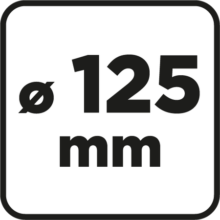Kotúč na suchý zips 125 mm x 3 mm, závit M14 od GRAPHITE nájdeš na naravis.sk