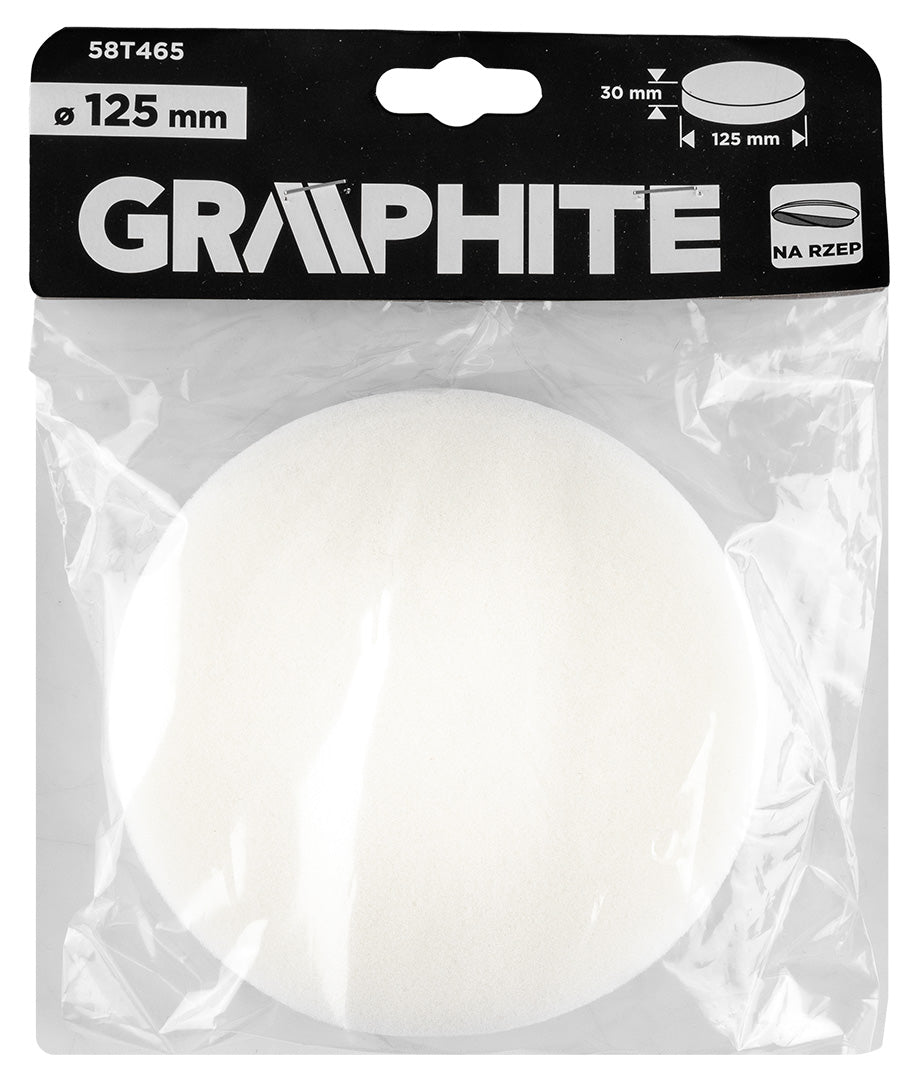 Leštiaca hubka so suchým zipsom 125 mm od GRAPHITE nájdeš na naravis.sk