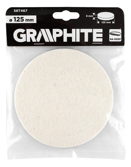 Leštiaca plsť na suchý zips 125 x 8 mm od GRAPHITE nájdeš na naravis.sk