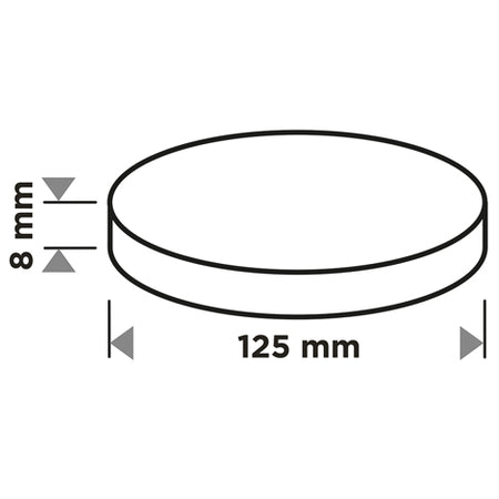 Leštiaca plsť na suchý zips 125 x 8 mm od GRAPHITE nájdeš na naravis.sk