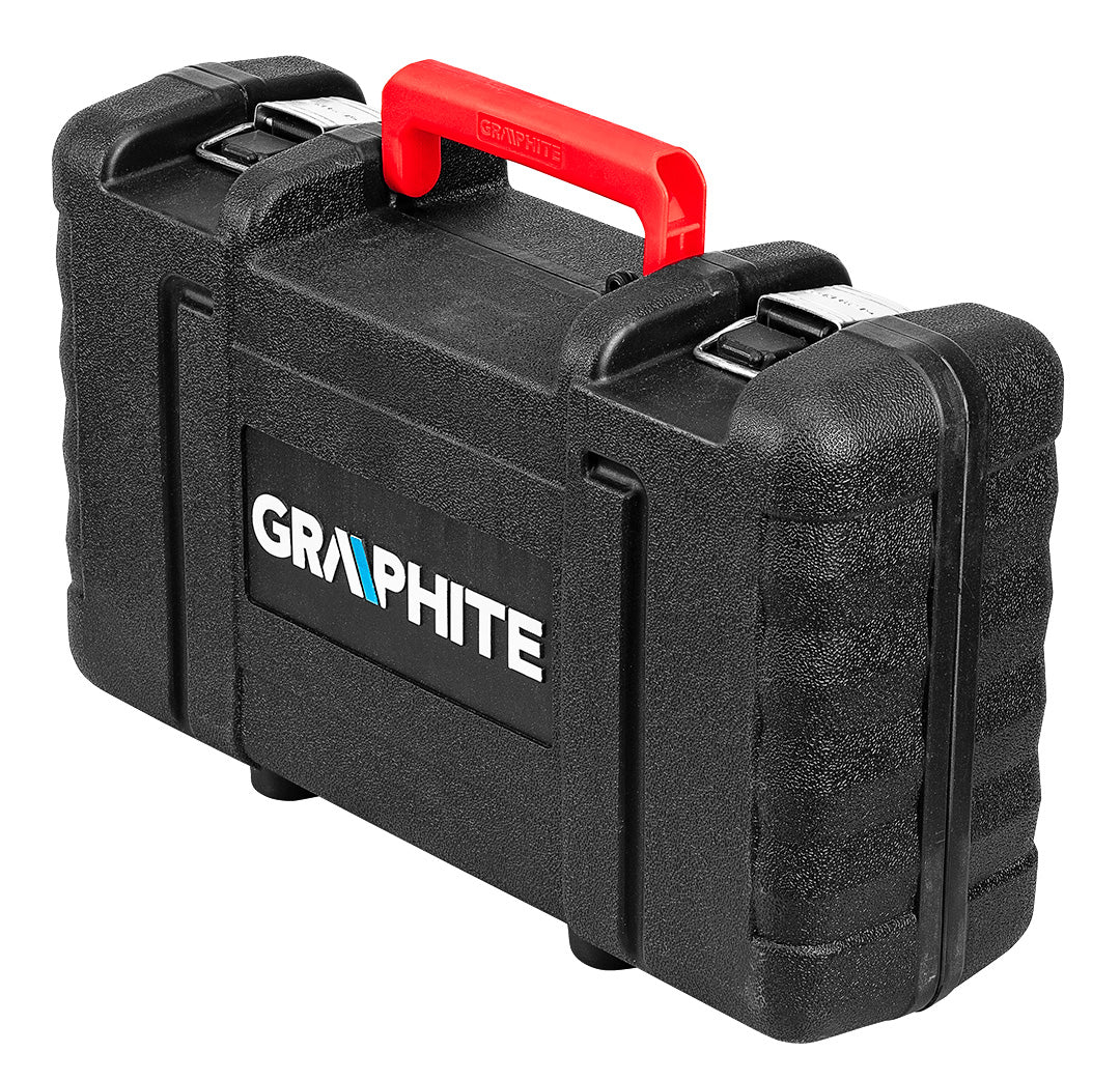 Multifunkčné náradie 250 W, rýchlosť oscilácie 15000-21000 otáčok za minútu, kufor od GRAPHITE nájdeš na naravis.sk