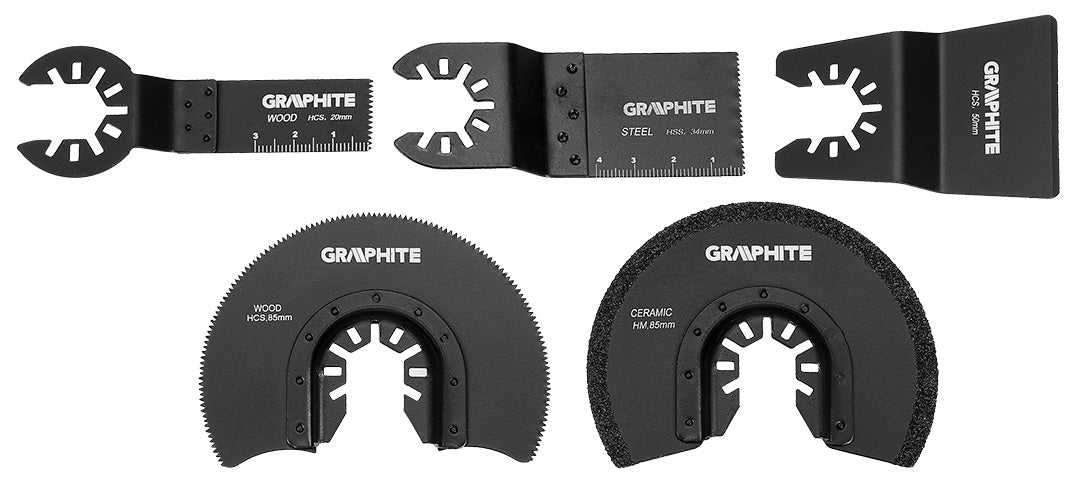 Multifunkčné náradie 500 W, rýchlosť oscilácie 8000-16000 ot/min, kufrík od GRAPHITE nájdeš na naravis.sk