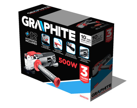 Multifunkčné náradie 500 W, rýchlosť oscilácie 8000-16000 ot/min, kufrík od GRAPHITE nájdeš na naravis.sk