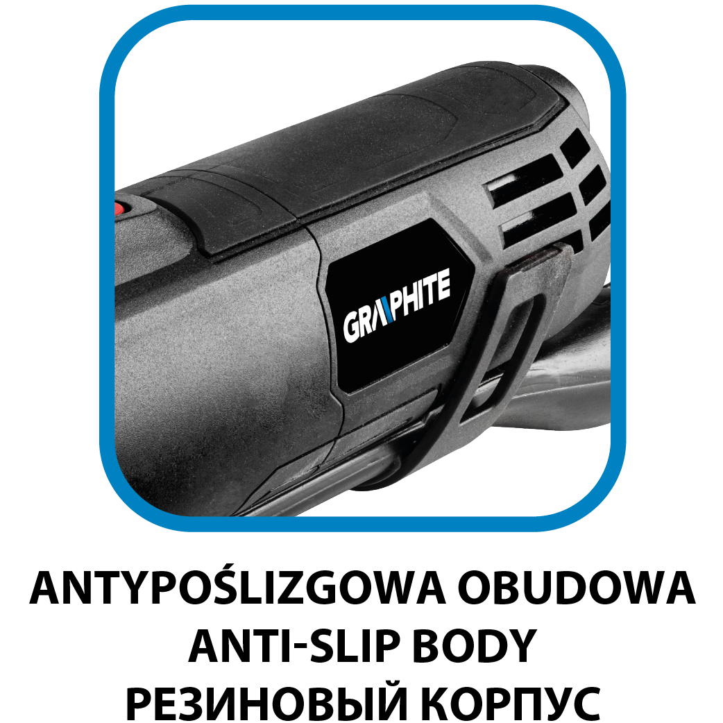 Multifunkčné náradie 500 W, rýchlosť oscilácie 8000-16000 ot/min, kufrík od GRAPHITE nájdeš na naravis.sk